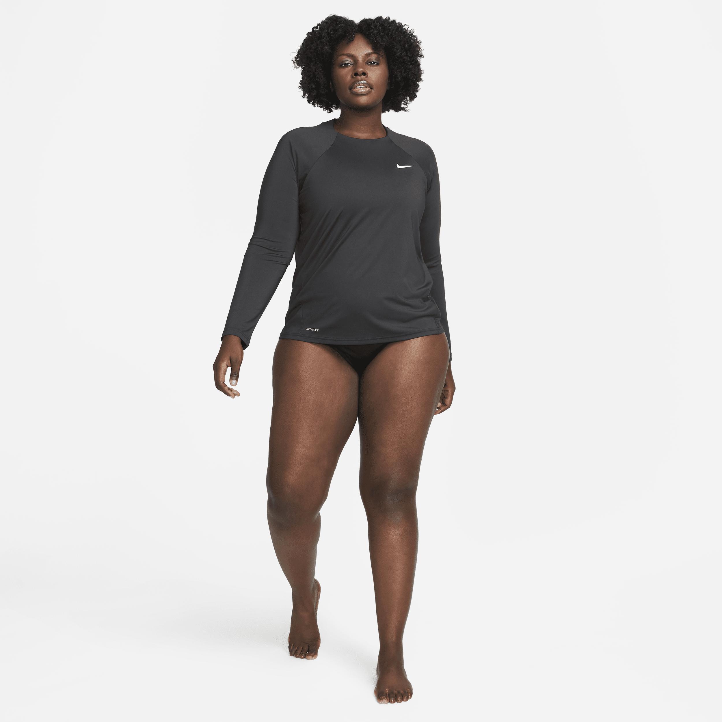 Nike Women's Essential Long-Sleeve Hydroguard Swim Shirt Product Image