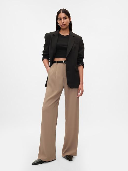 365 High Rise Pleated Trousers Product Image