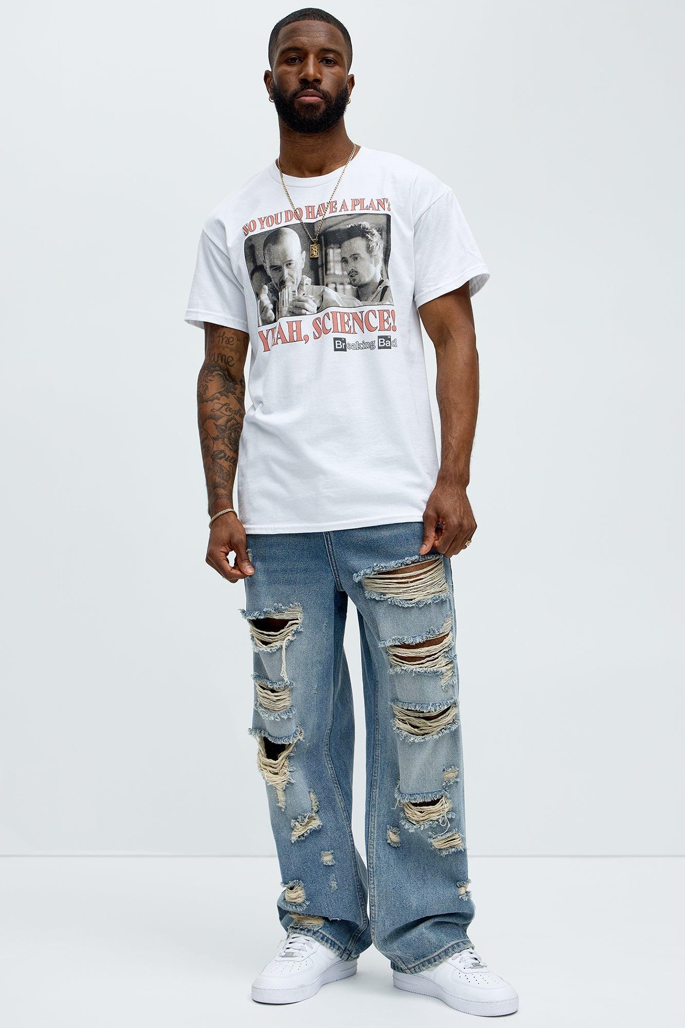 Breaking Bad Yeah Science Short Sleeve Tee - White Male Product Image