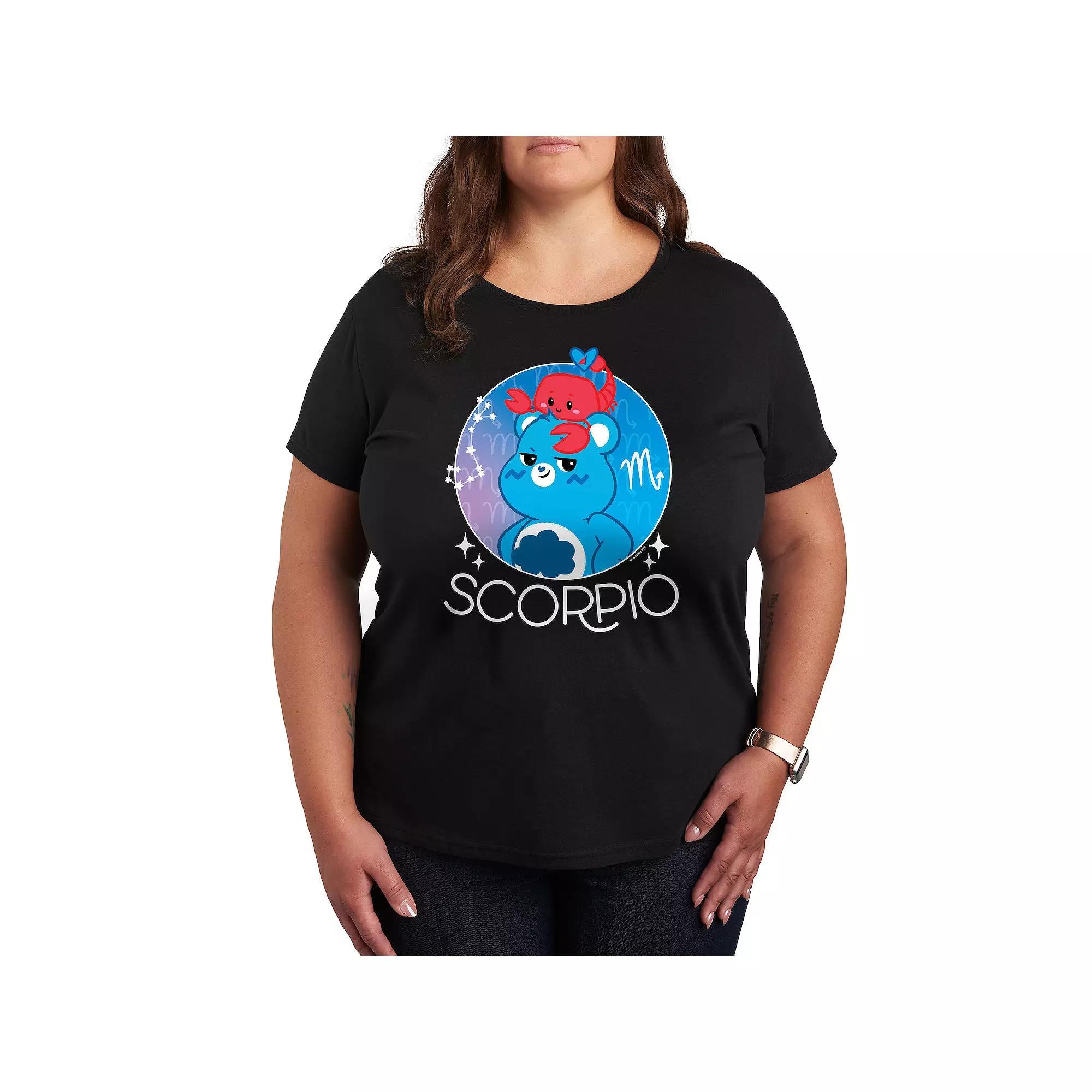 Disneys Mickey Mouse, Goofy and Donal Duck Plus Size Shamrock Grid Graphic Tee, Womens Product Image