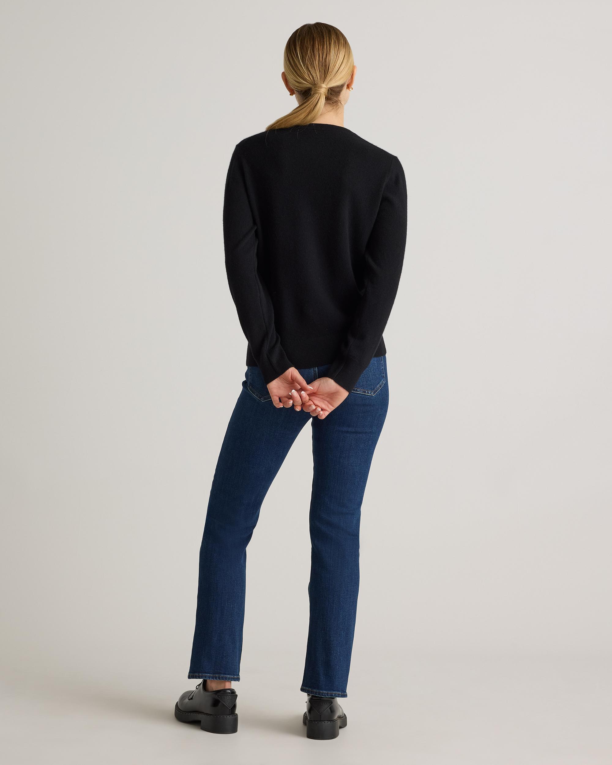 Women's Quince | The Classic Cashmere Crew | 100% Grade A Mongolian Cashmere - Size XS Product Image