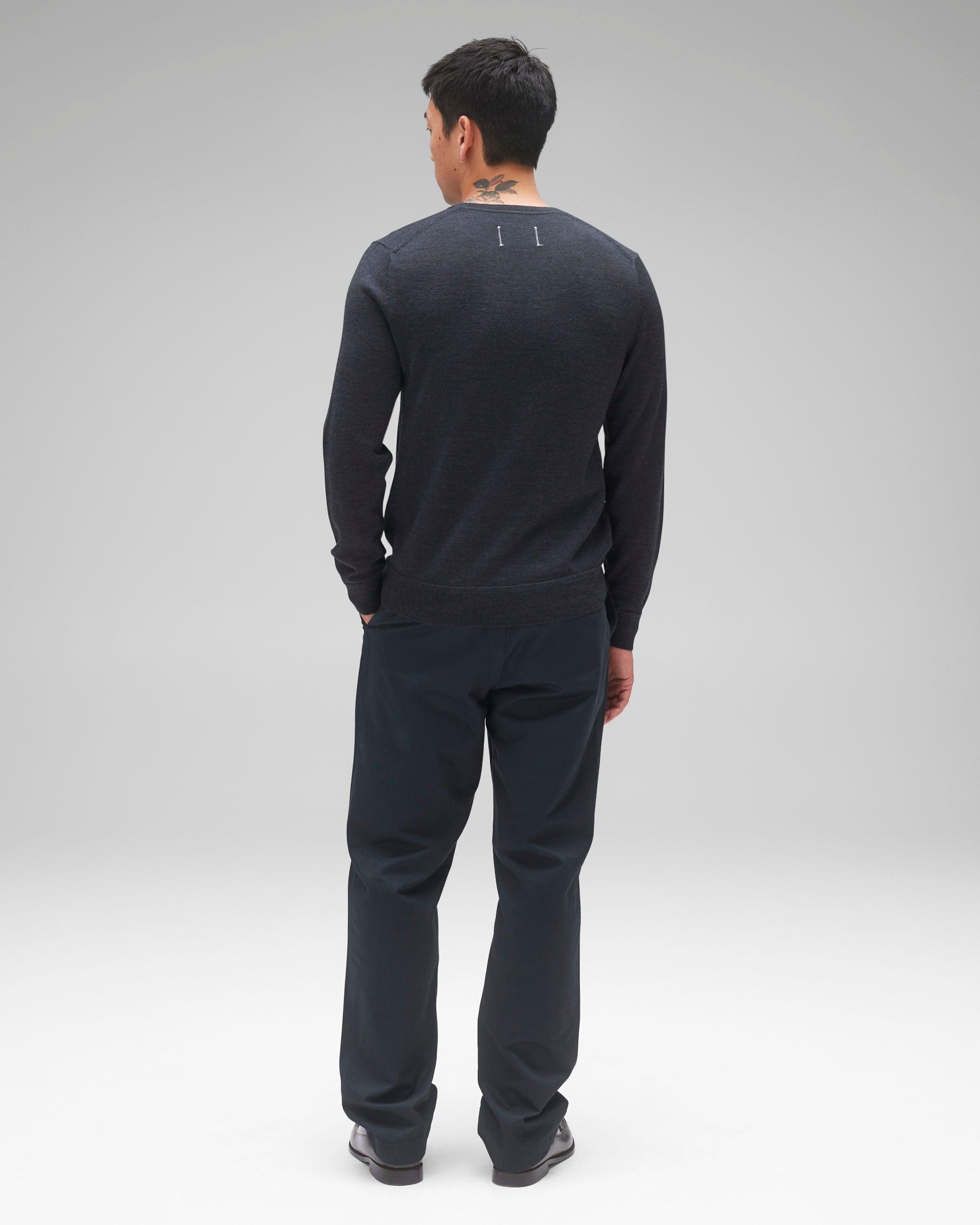Lightweight Merino Harry Crewneck Male Product Image