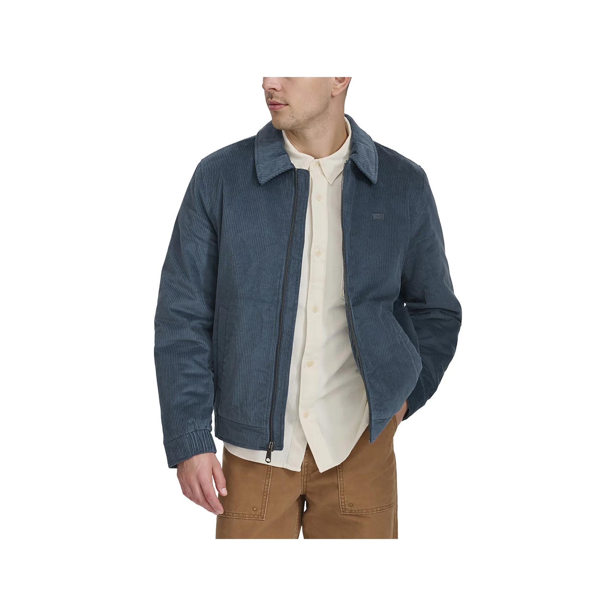 Men's Levi's® Corduroy Jacket with Laydown Collar, Size: XXL, Grey Product Image