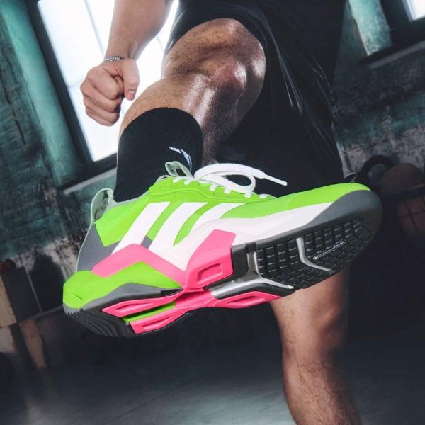adidas Rapidmove ADV 2 HIIT training shoes Silver Green 11 Mens Product Image