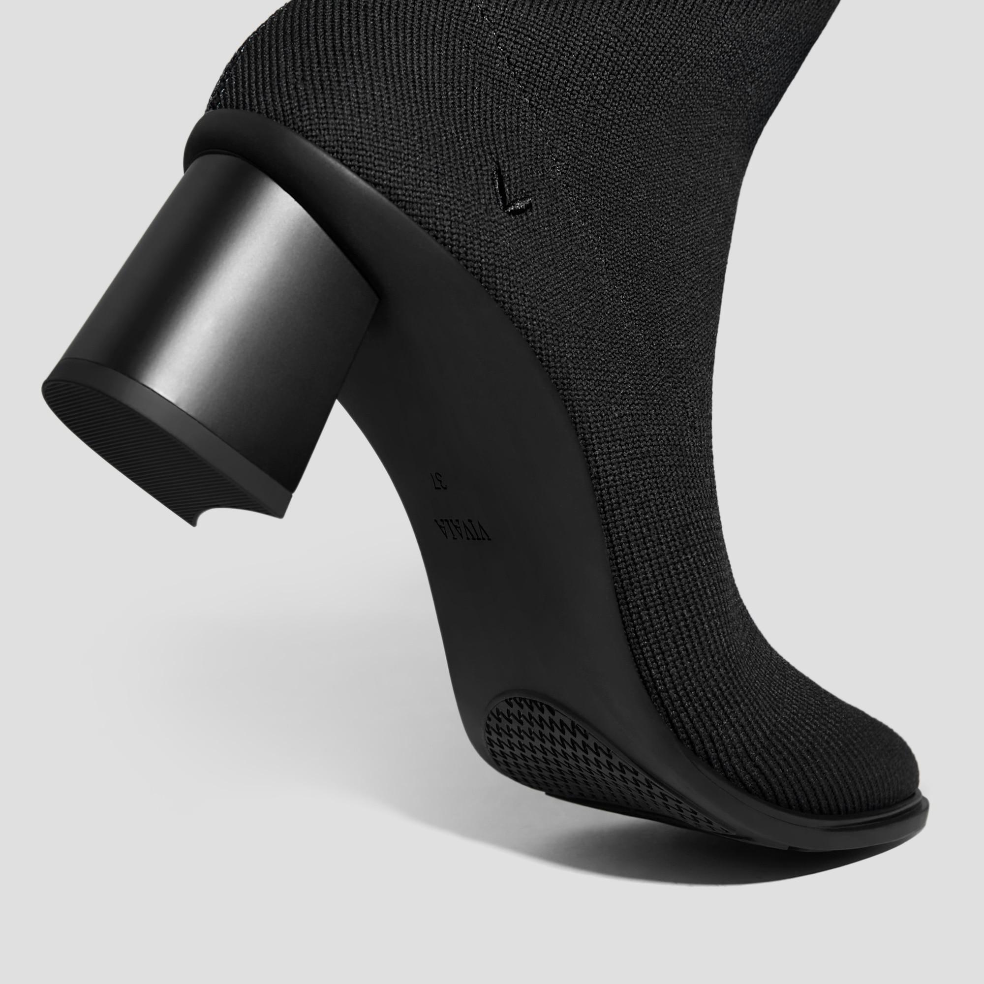 Almond-Toe Running Heel Boots (Amanda) Product Image