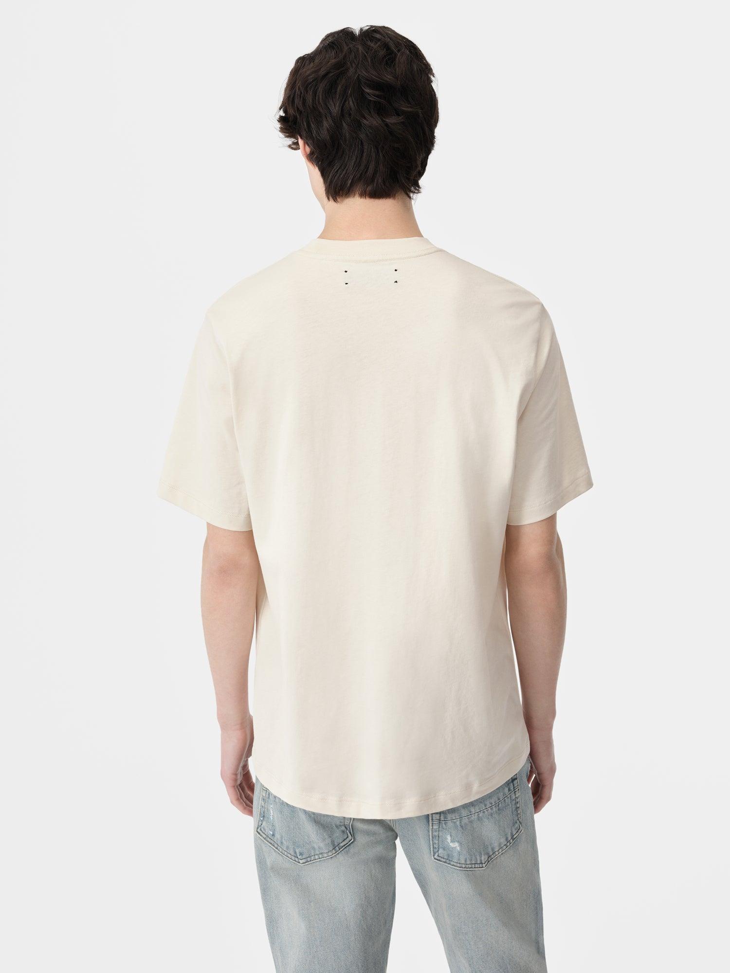 AMIRI STAGGERED TEE - Birch Male Product Image