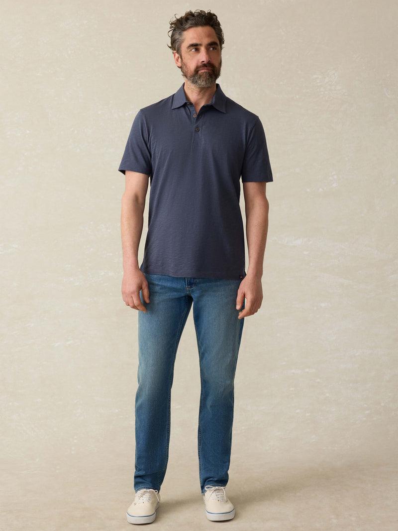Sunwashed T-Shirt Polo - Dune Navy Product Image