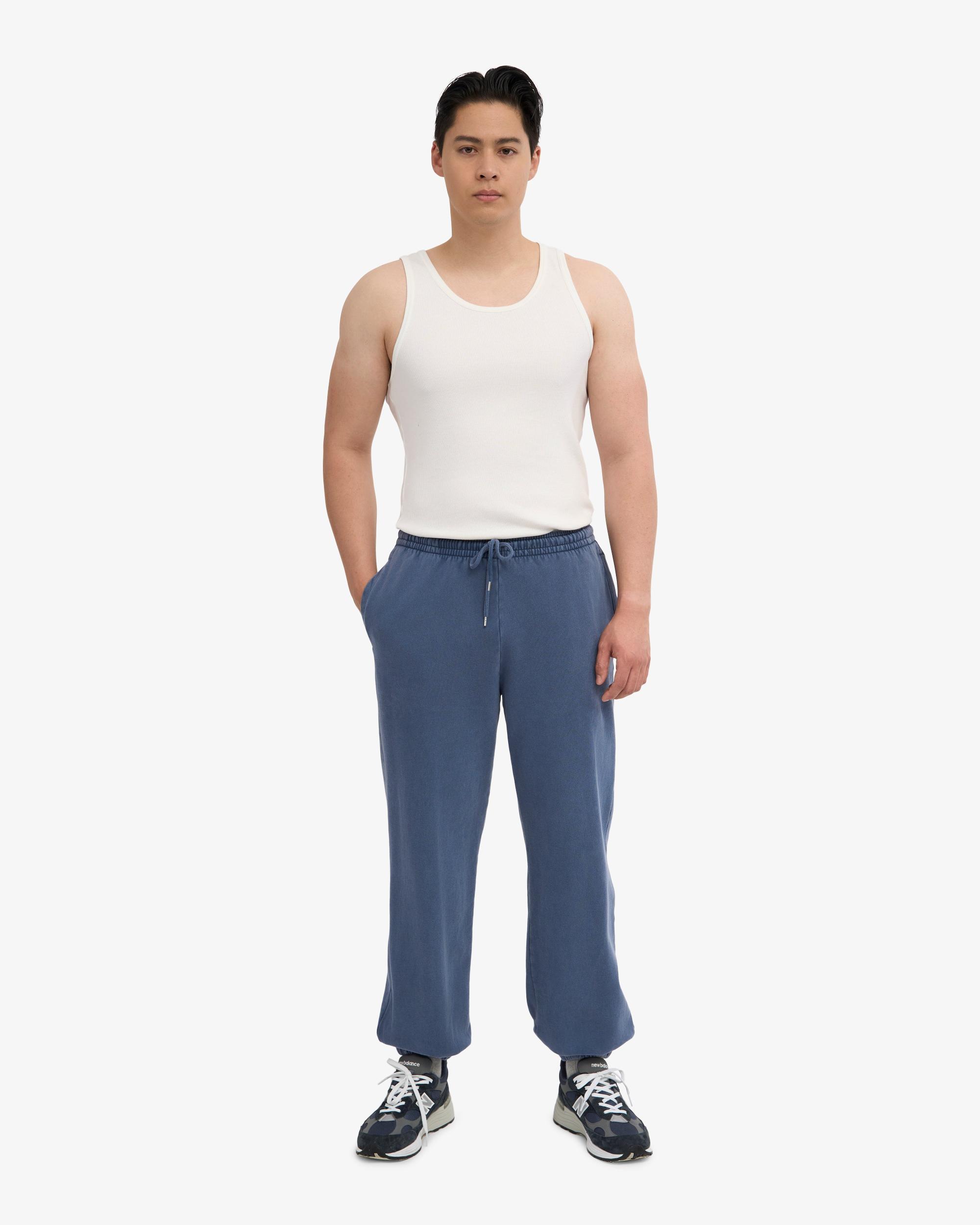 Organic Relaxed Sweatpants - Neptune Blue Product Image
