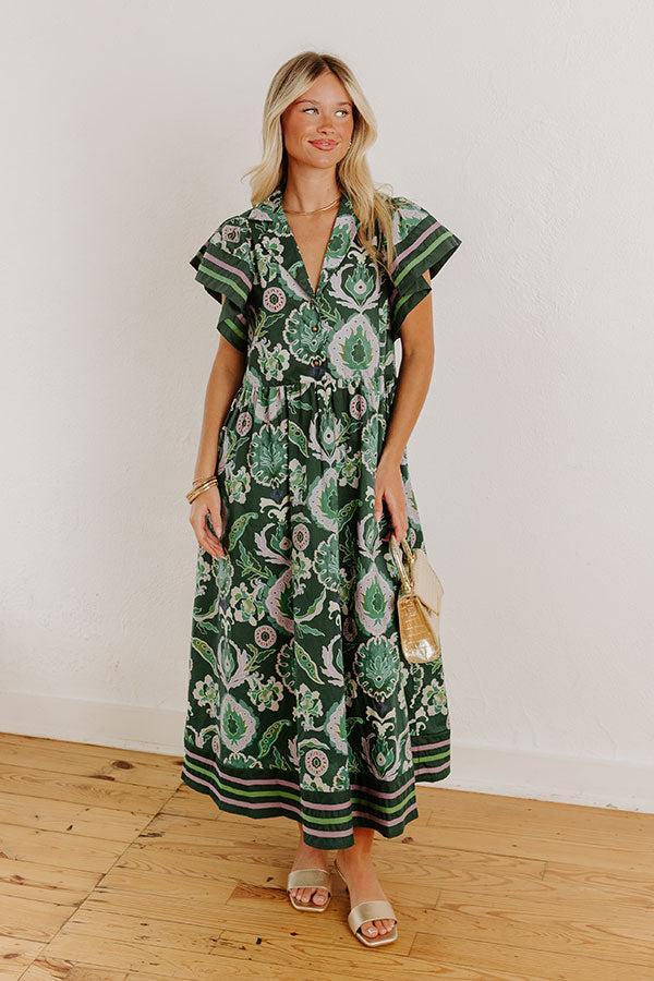 Charming Embrace Floral Midi Dress Product Image