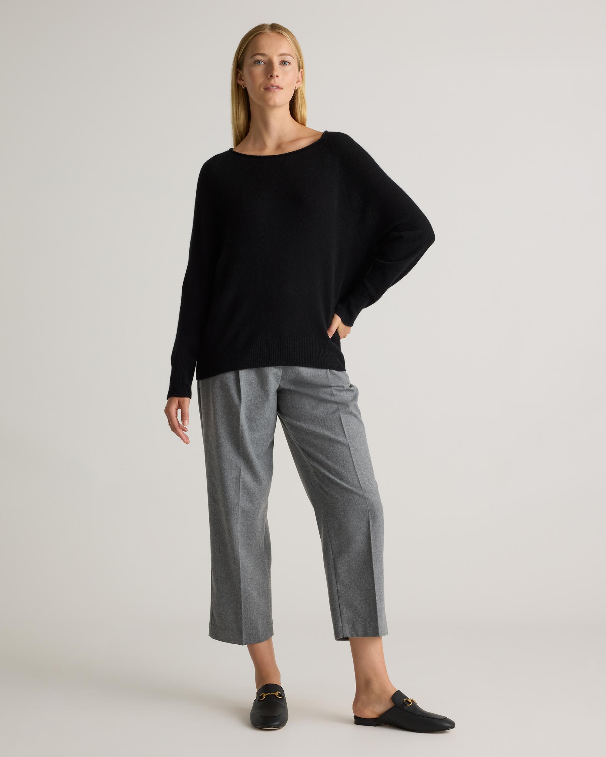 Quince | Women's Mongolian Cashmere Boatneck Sweater Size XS Product Image