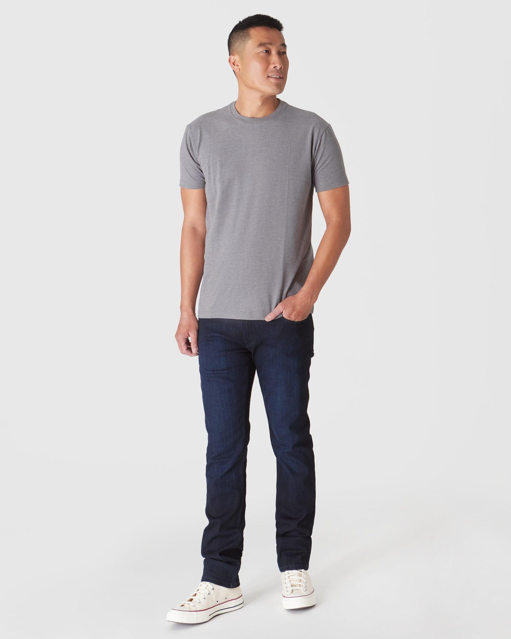 Heather Graphite Short Sleeve Crew Neck Tee Product Image