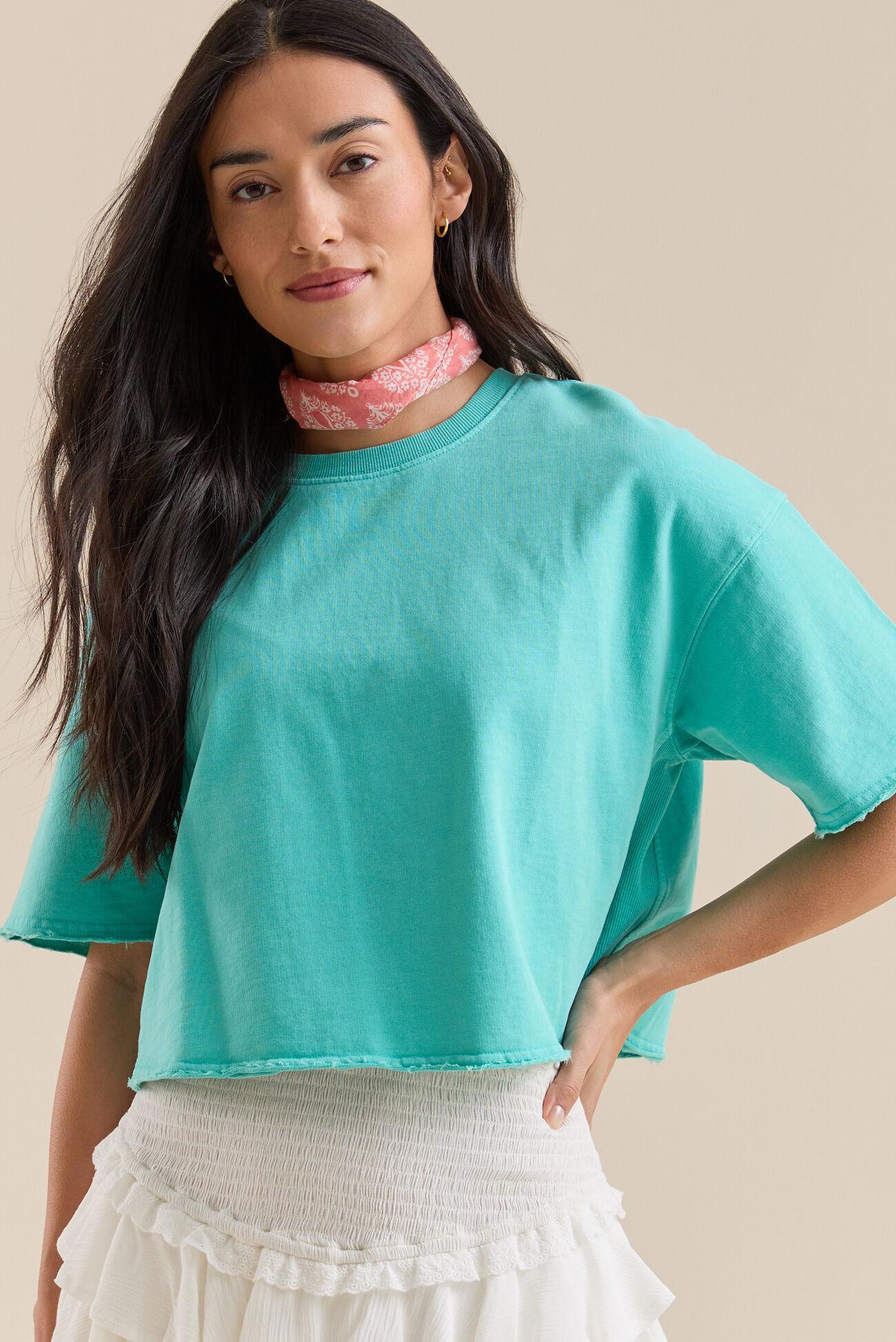 Josephine Crop Boxy Tee Product Image