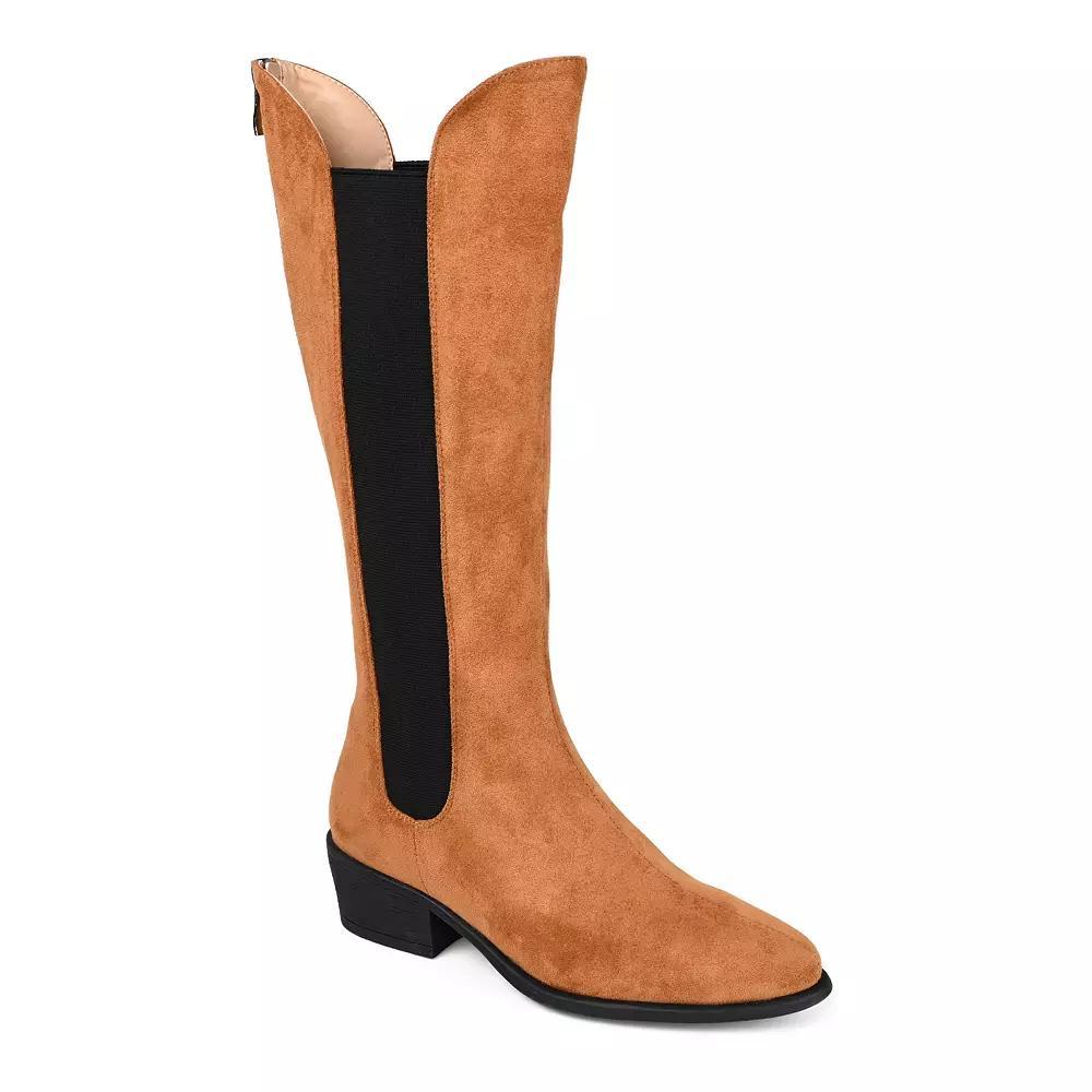 Journee Celesst Womens Knee-High Boots Brown Product Image