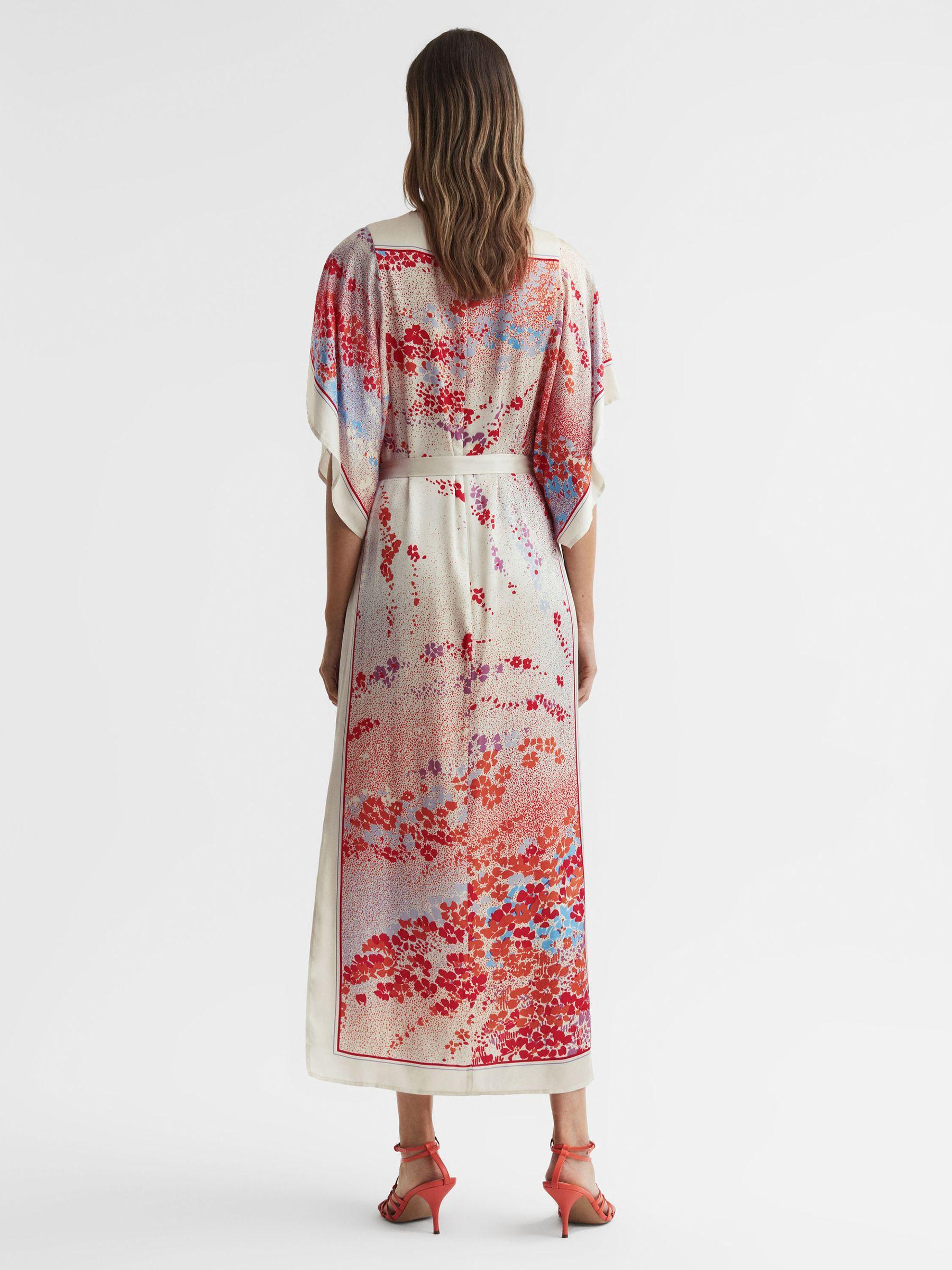 Printed Maxi Dress in Multi Product Image
