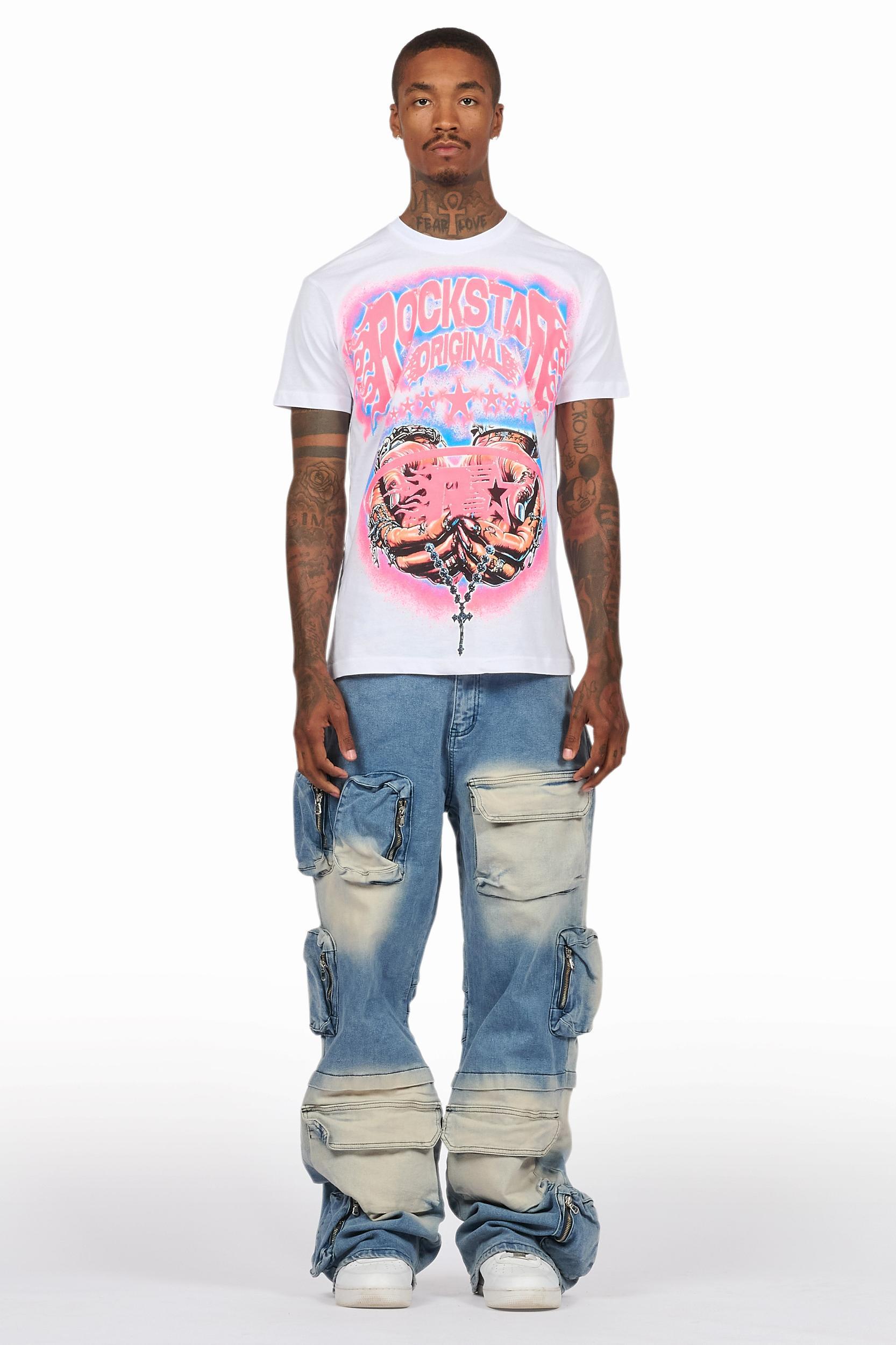 Pocketeer Tint Baggy Cargo Fit Jean Male Product Image