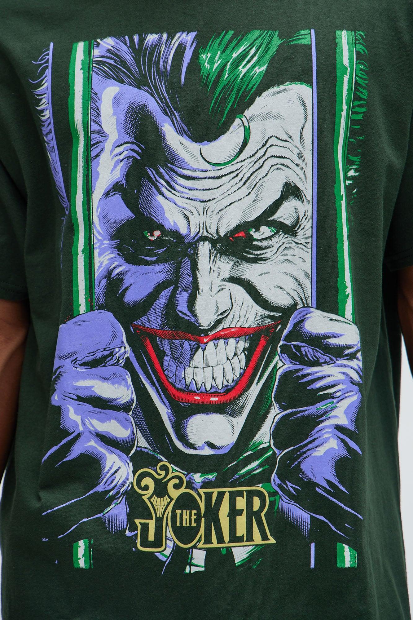 Joker Behind Bars Short Sleeve Tee - Green Product Image
