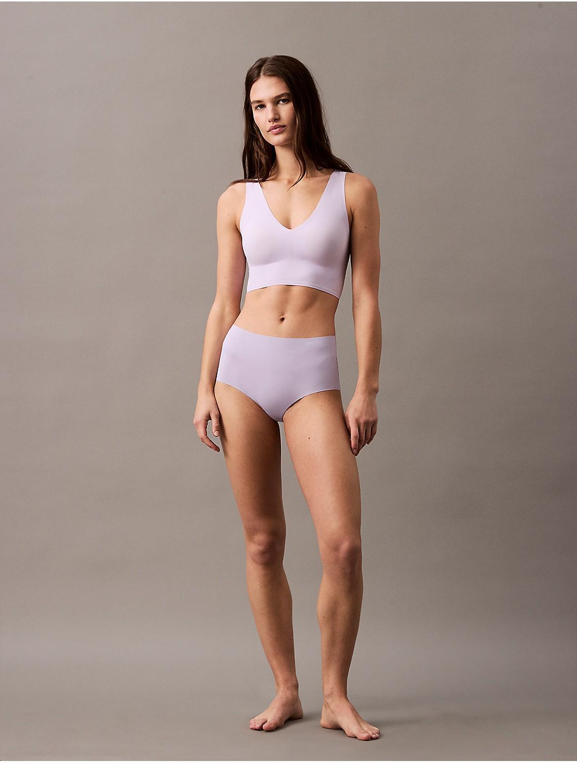 Calvin Klein Women's Invisibles High Rise Brief - Green - L Product Image