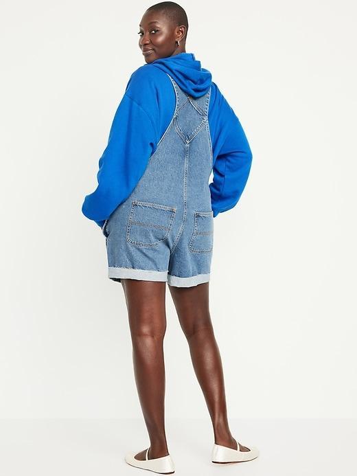 Slouchy Jean Shortalls -- 3.5-inch inseam Product Image