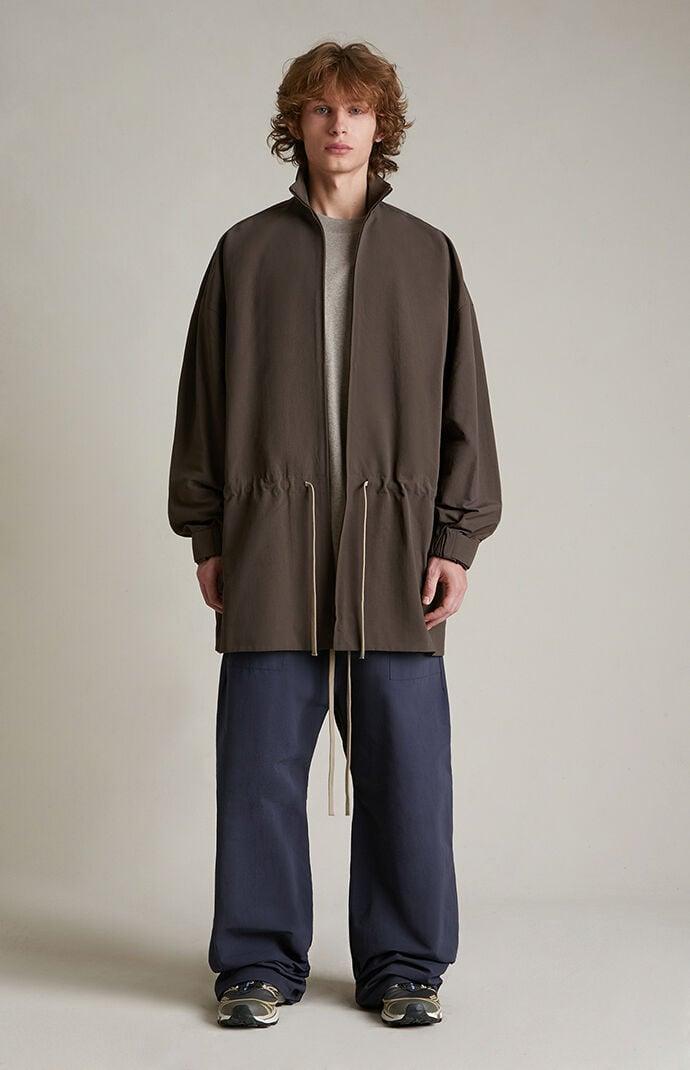 Fear of God Essentials Men's Military Nylon Mock Neck Anorak Jacket - Product Image