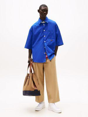 Cotton-Silk Blend Ringer T-Shirt Sweater Product Image