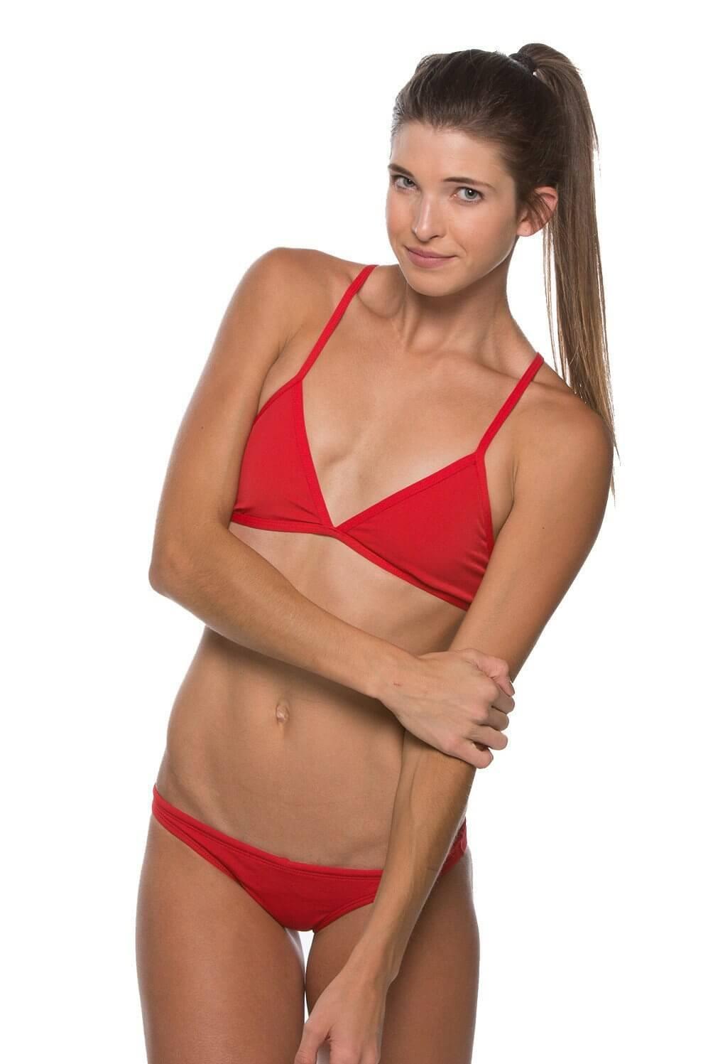 Vent Bikini Top - Pine Female Product Image
