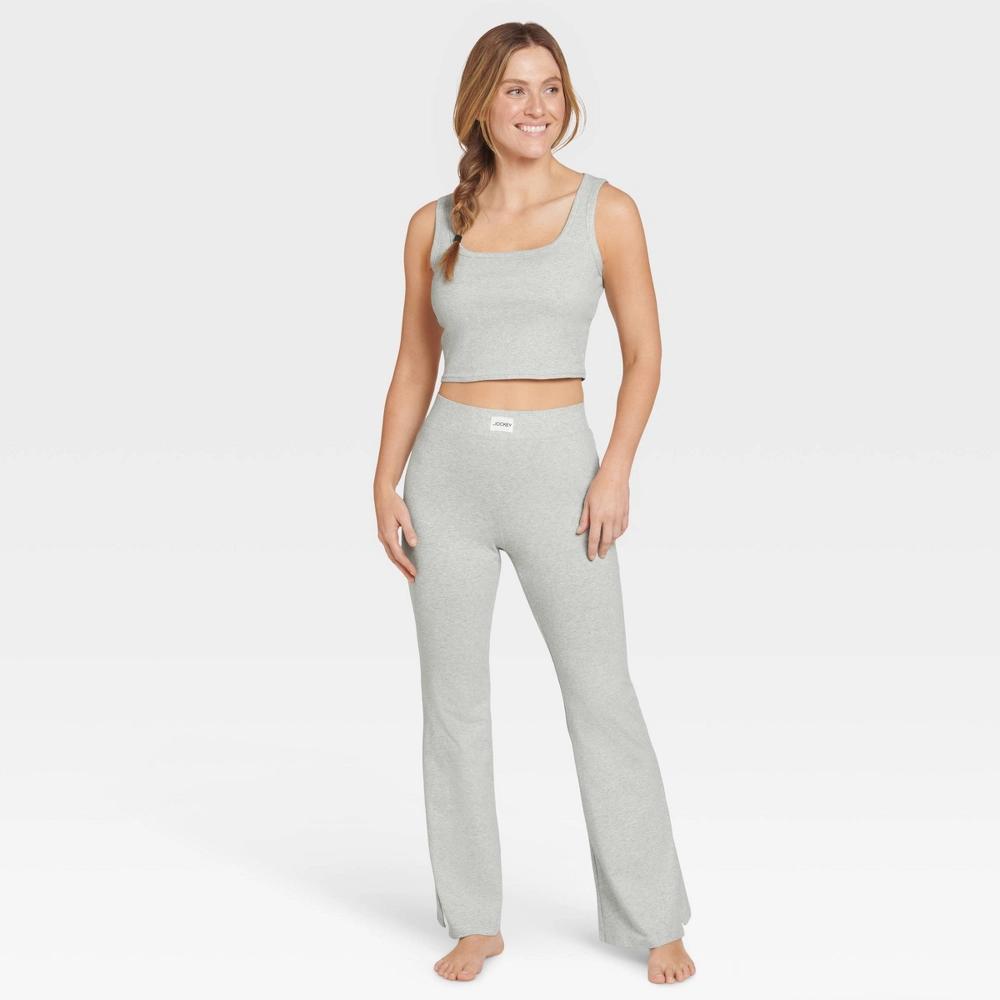 Jockey Generation™ Women's Organic Cotton Blend Flare Pants S: Midweight Knit, Wide Waistband, Pull-On Style Product Image