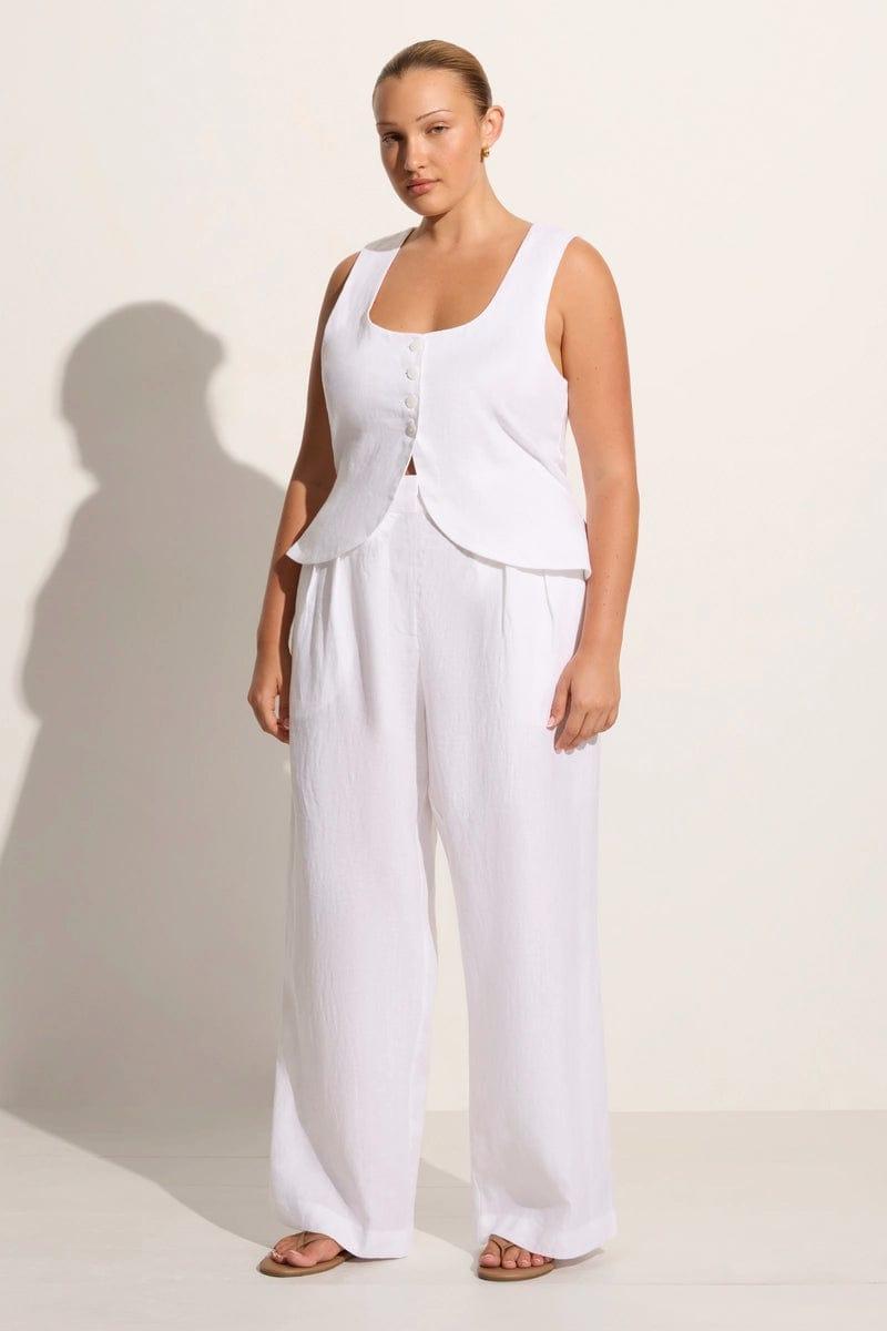 Duomo Pant White - Final Sale Product Image