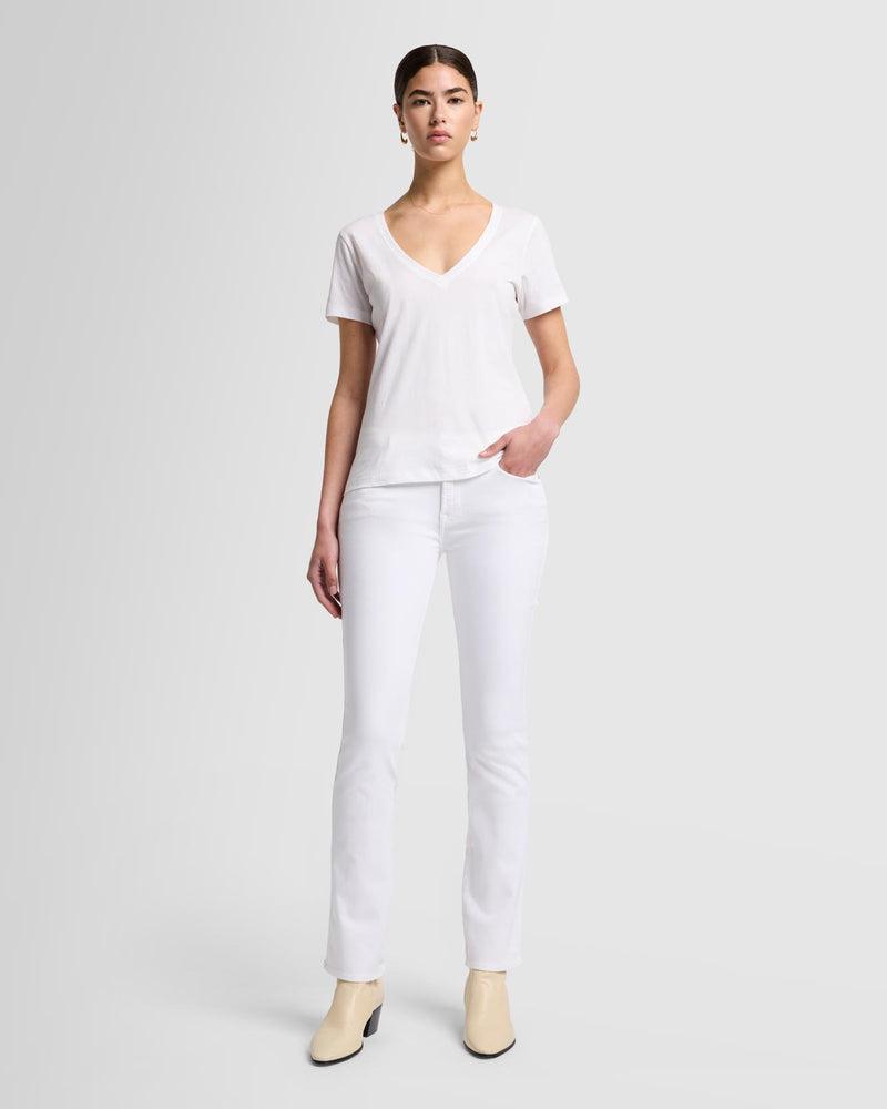 Pima Cotton Easy V-Neck Tee Product Image