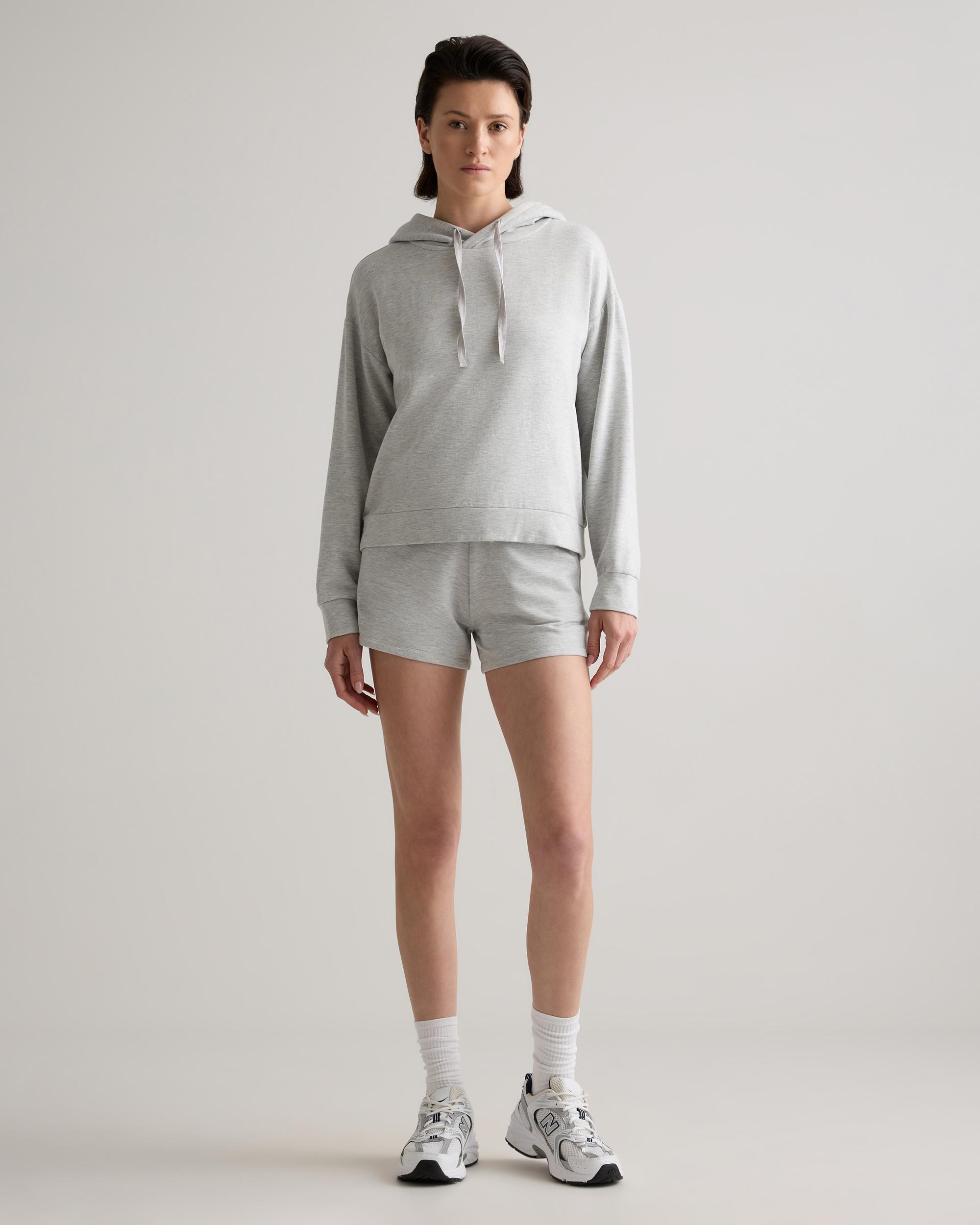 Quince | Women's SuperSoft Fleece Pullover Hoodie Sweatshirt Lenzing Modal Product Image