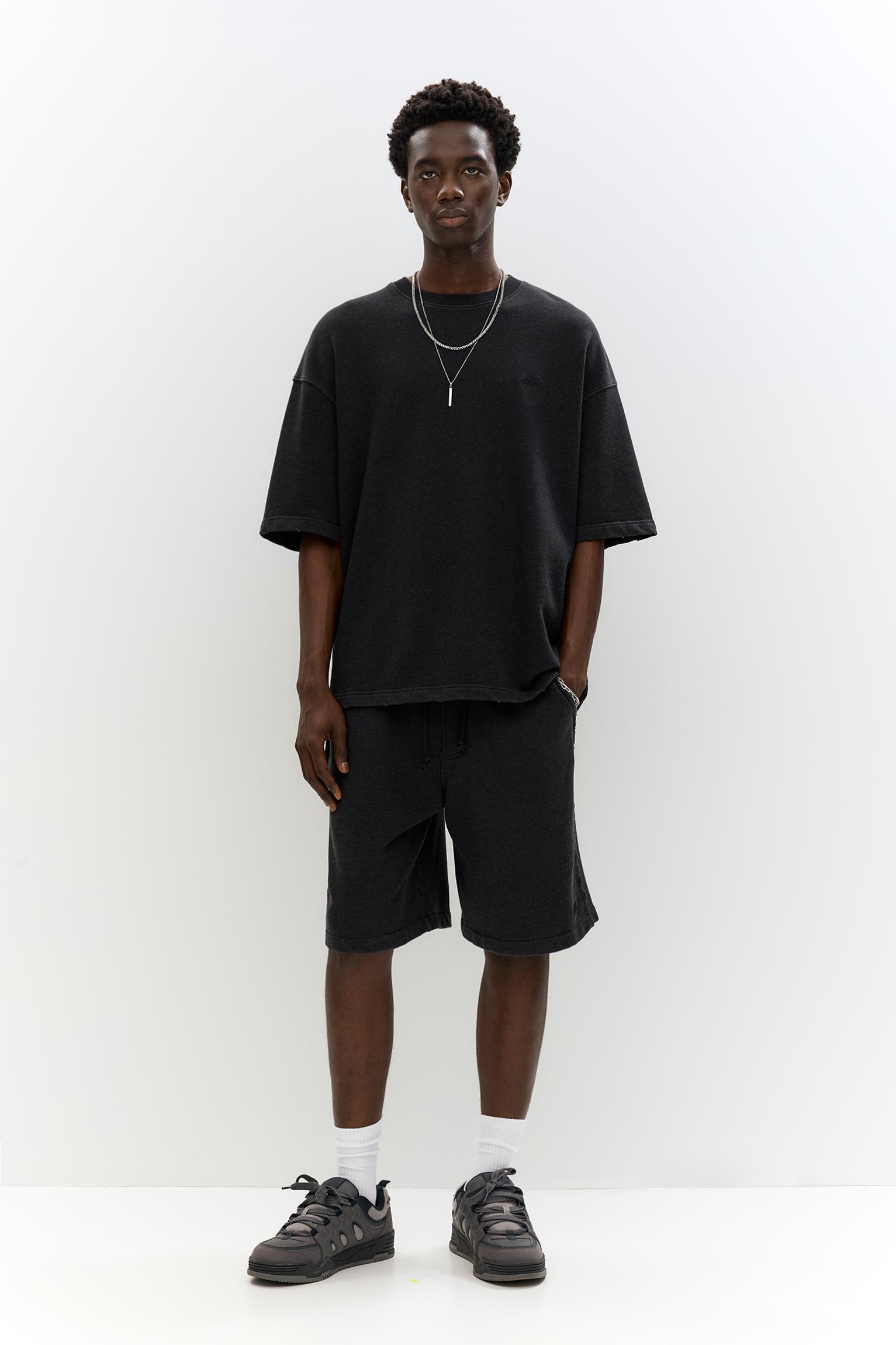 STWD washed Bermuda short sweatpants Product Image