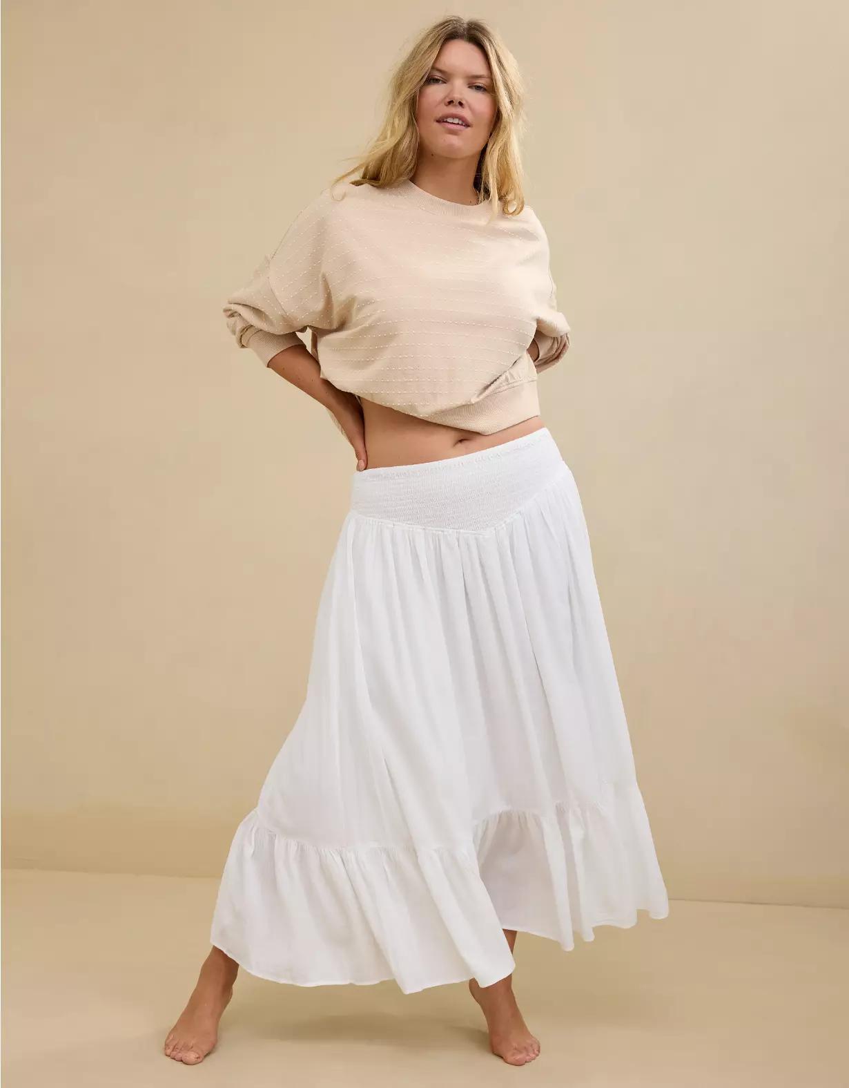 Aerie V-Waist Maxi Skirt Product Image