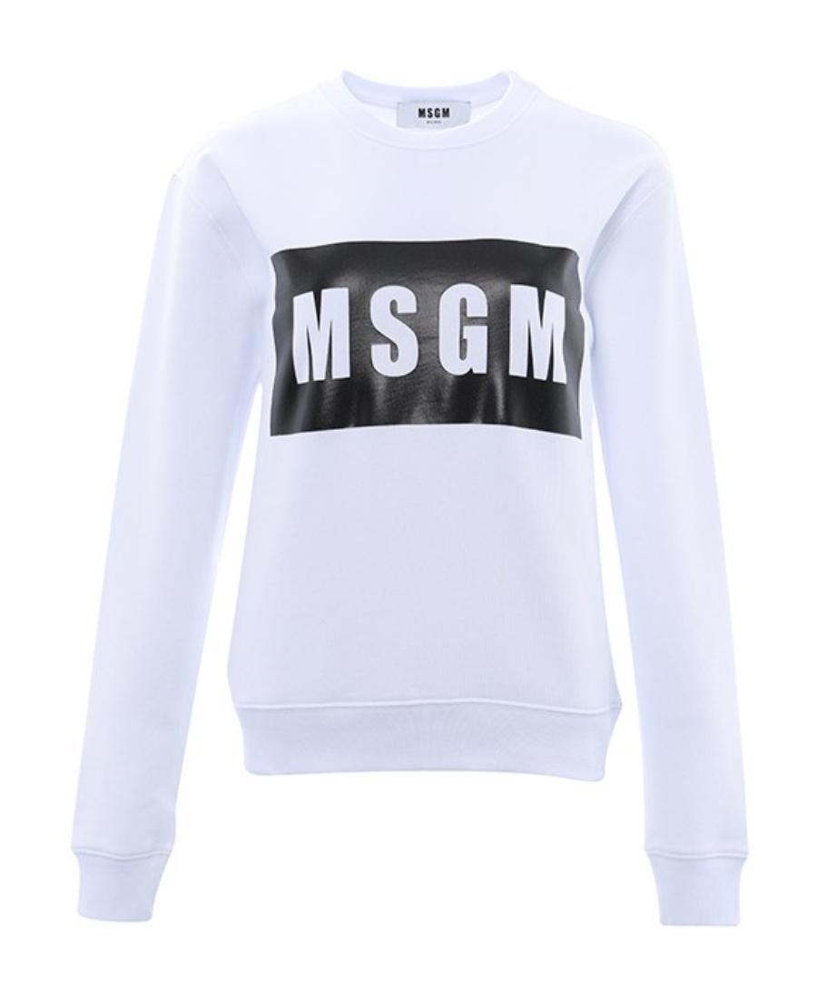 MSGM Logo Hoodie In Black Product Image