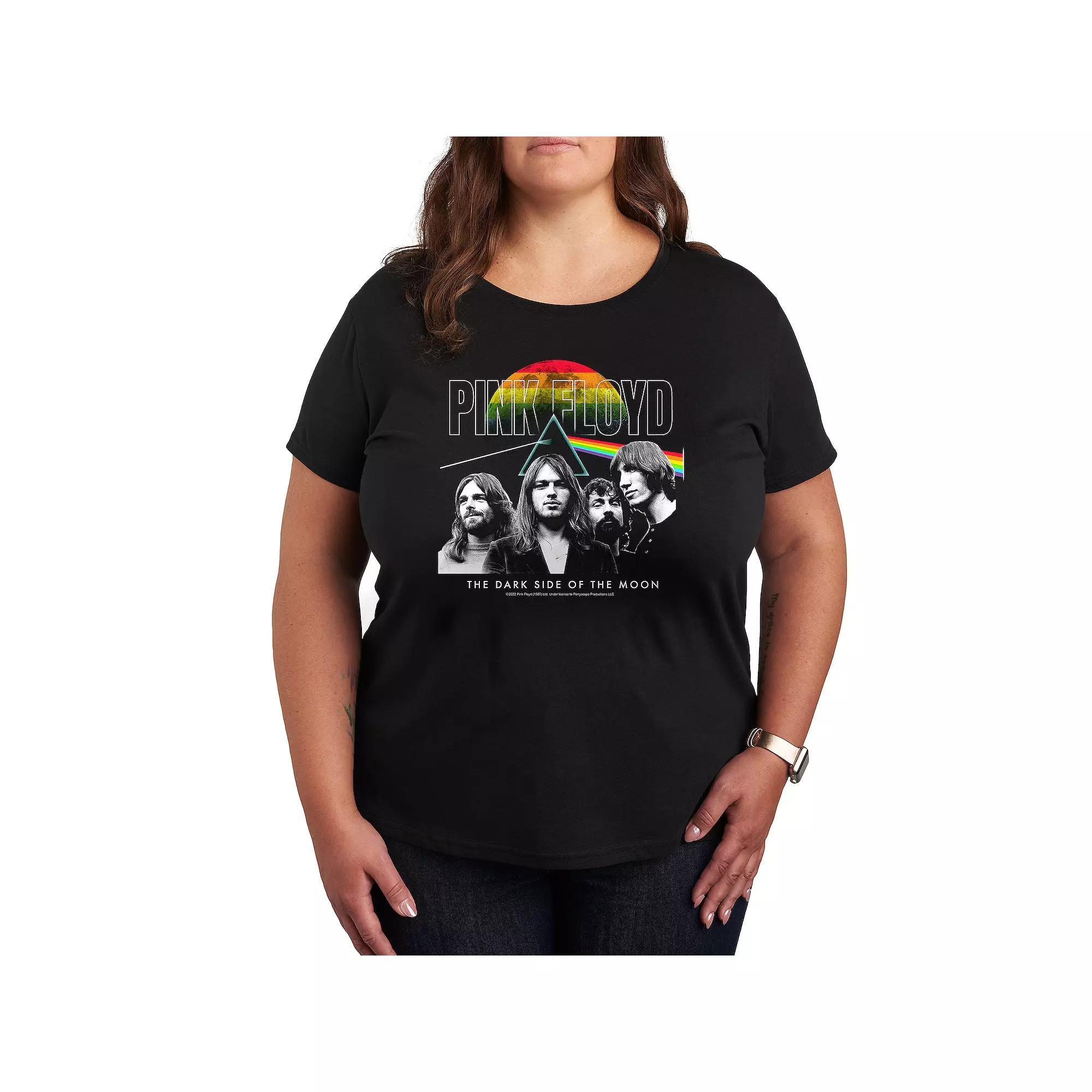 Plus Pink Floyd Dark Side Of The Moon Graphic Tee, Womens Product Image