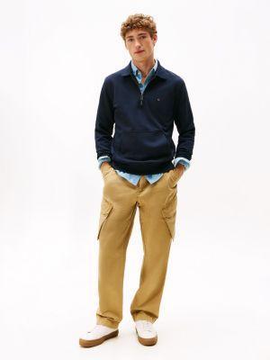 Classic Zip Polo Sweatshirt Product Image