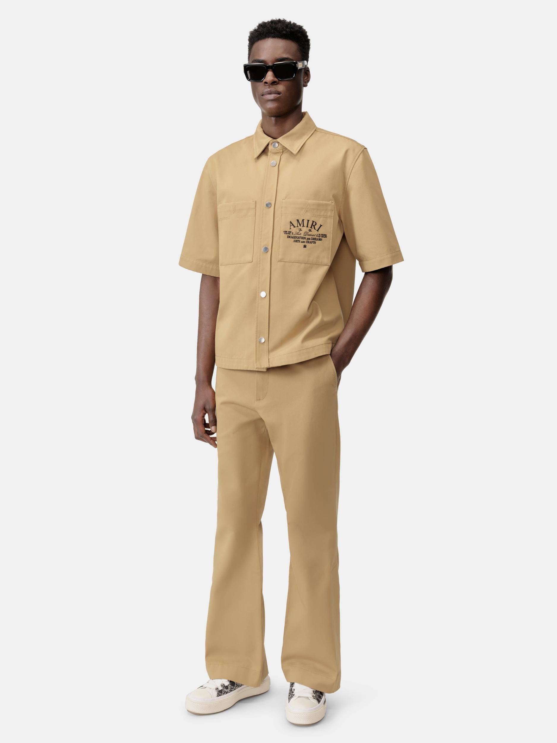 AMIRI ARTS DISTRICT CAMP SHIRT - SEPIA TINT Male Product Image