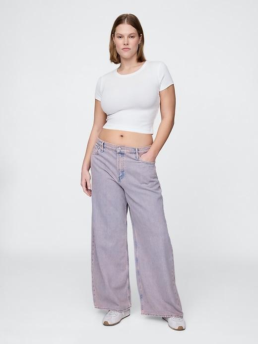 Mid Rise UltraSoft Baggy Jeans Product Image