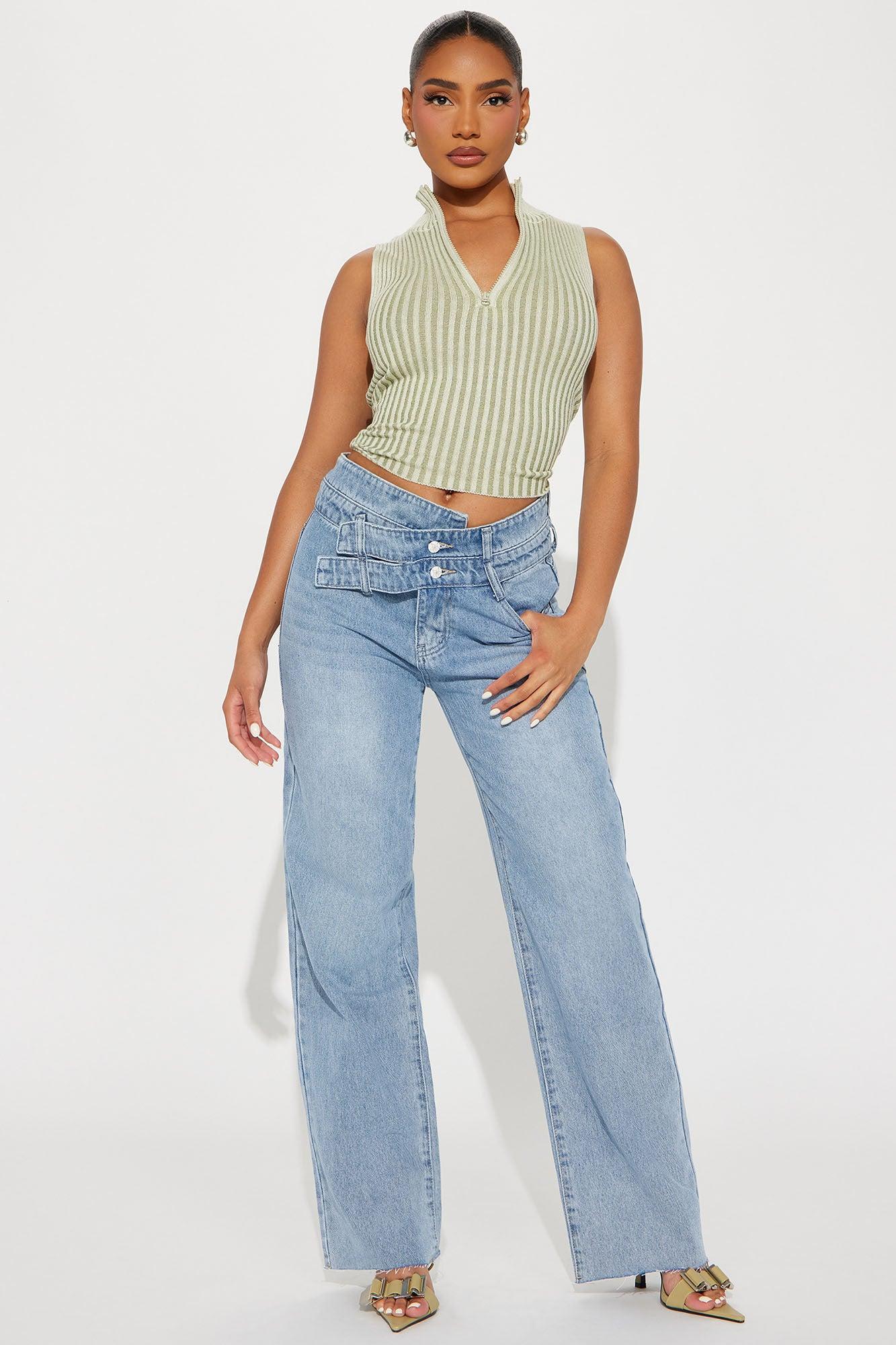 Lost Cause Sweater Top - Sage Product Image