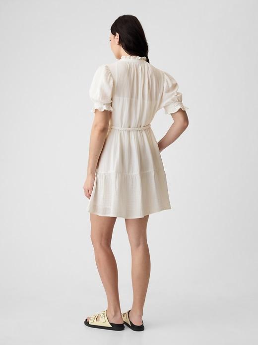 Crinkle Gauze Mini Dress Product Image