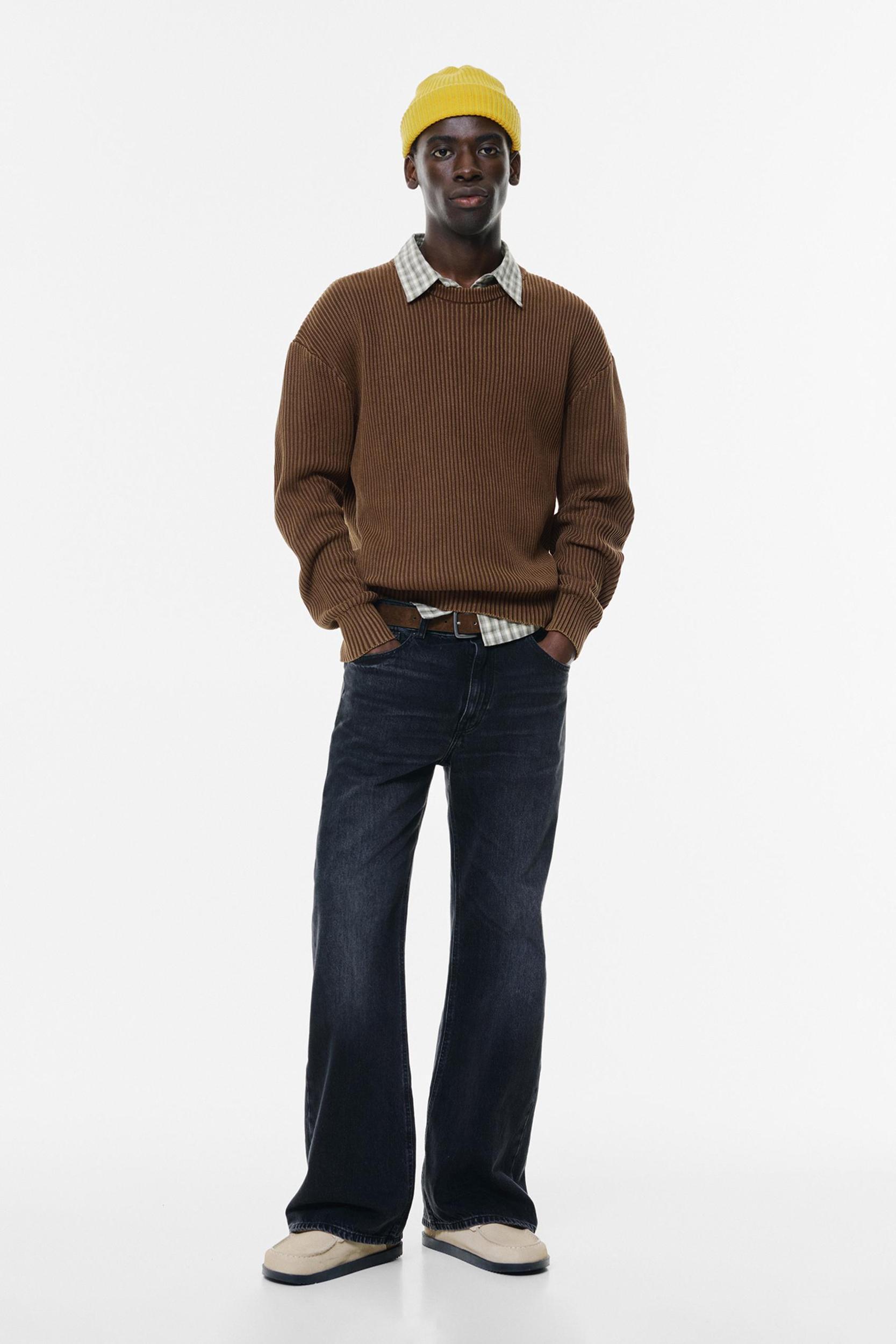 Acid wash knit jumper Product Image