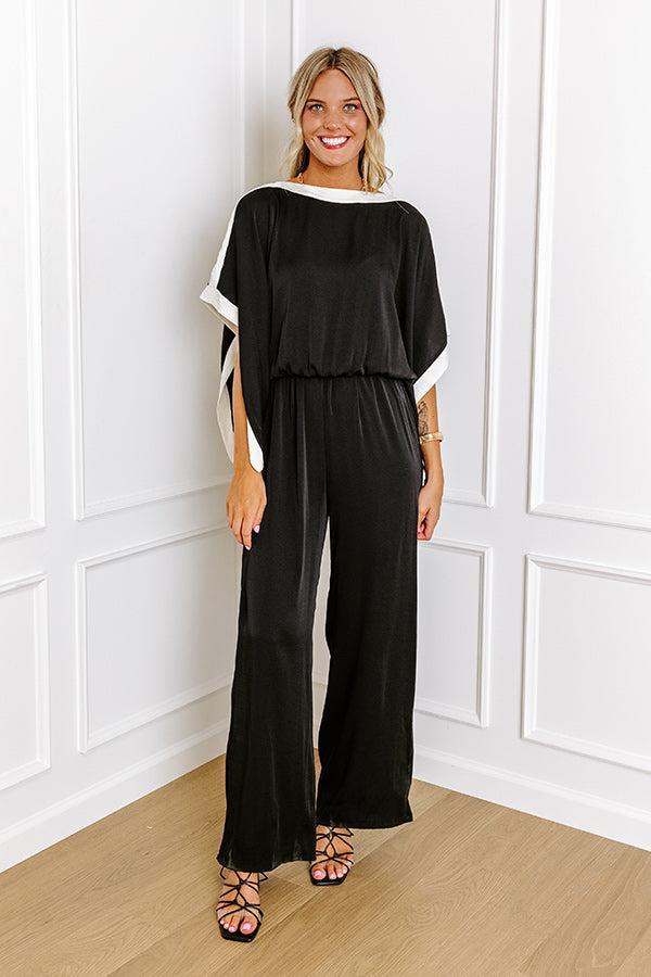 Brooklyn Babe Jumpsuit in Black Product Image