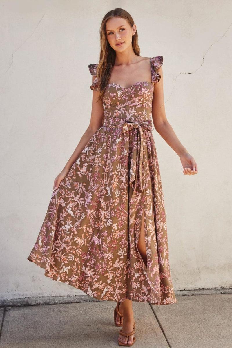 Corset Flutter Dress Product Image