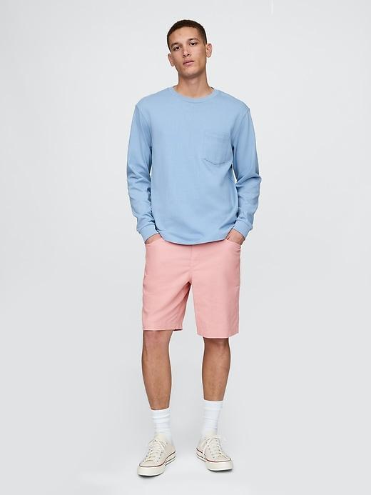 9" Linen-Cotton Easy Shorts Product Image