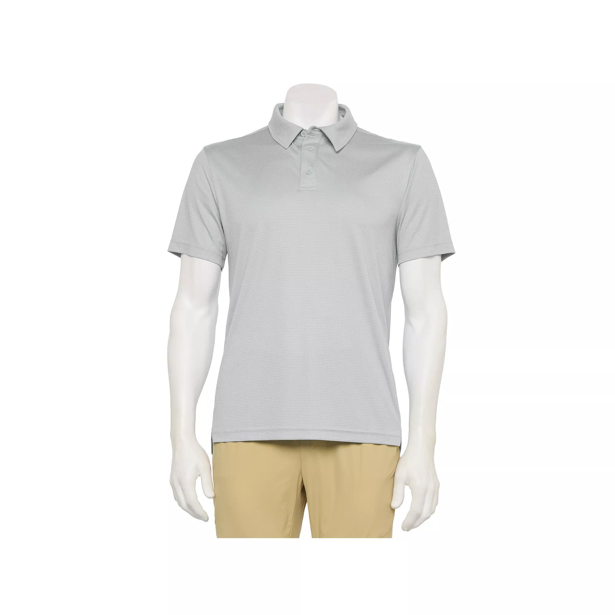 Men's Tek Gear® Adaptive Dry Tek Polo, Size: Small, Silver Spring Product Image