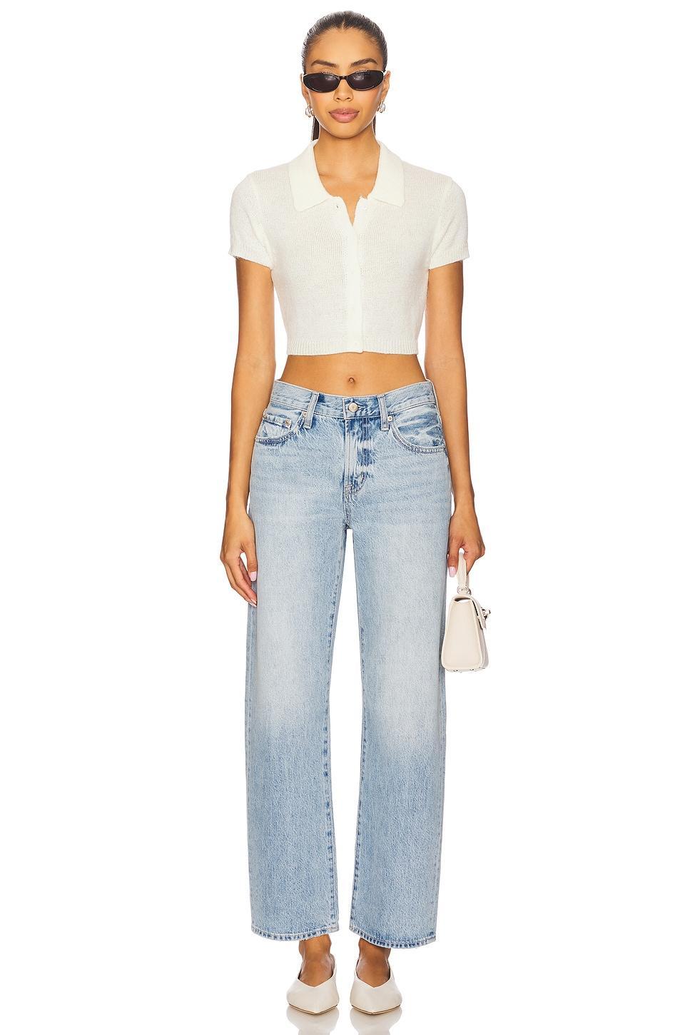 Lexi Mid Rise Bowed Straight PISTOLA Product Image
