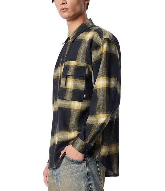 Cross Eyed Moose Long Sleeve Stargaze Loose Fit Woven Shirt Product Image