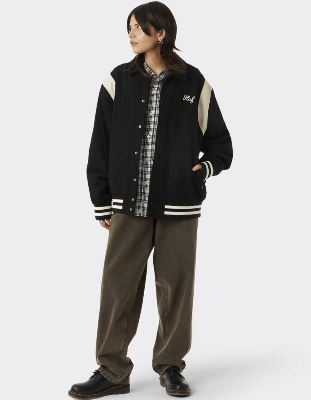 HUF Song Mens Varsity Jacket - BLACK Product Image