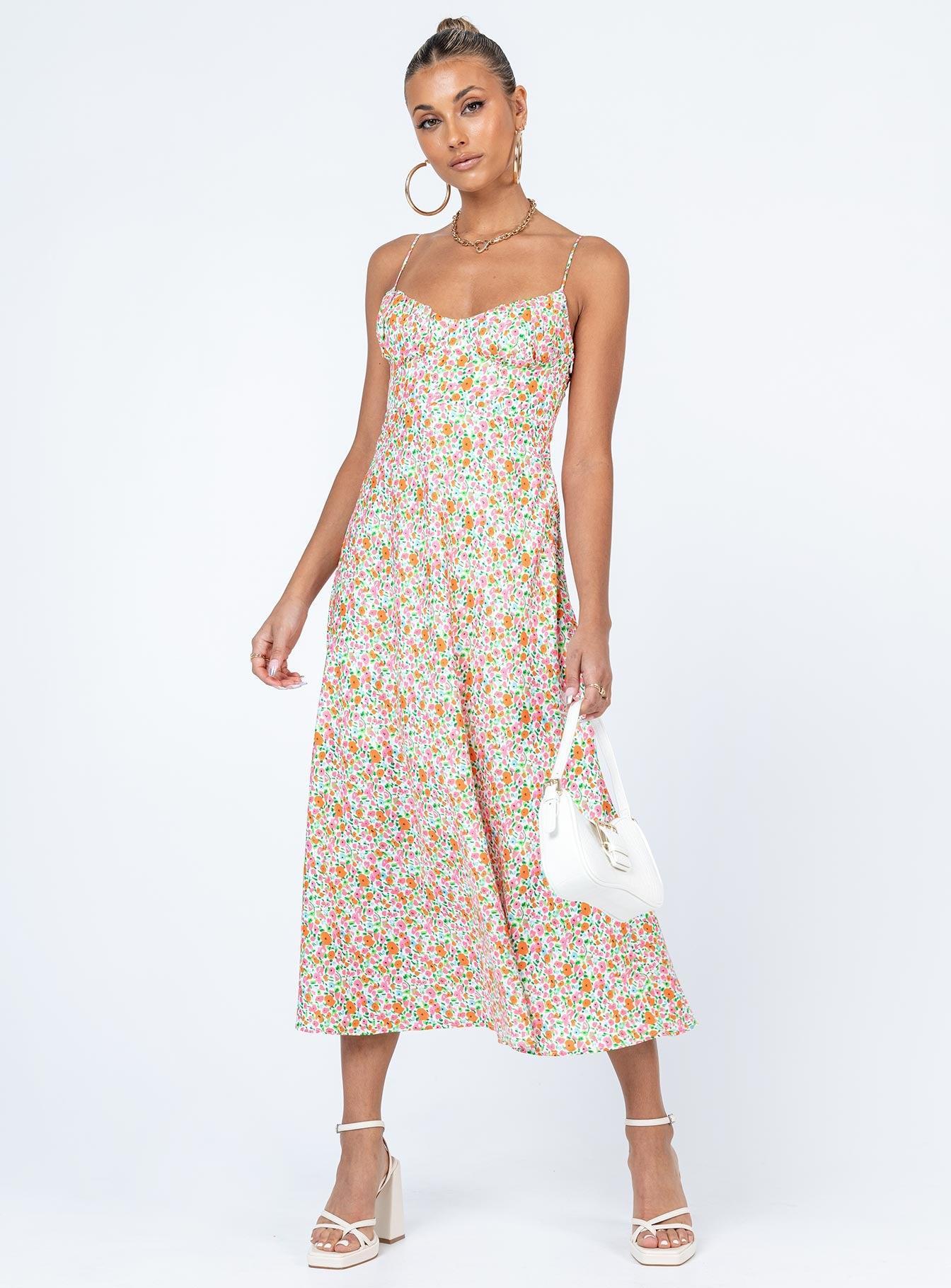 Amara Midi Dress Multi Product Image