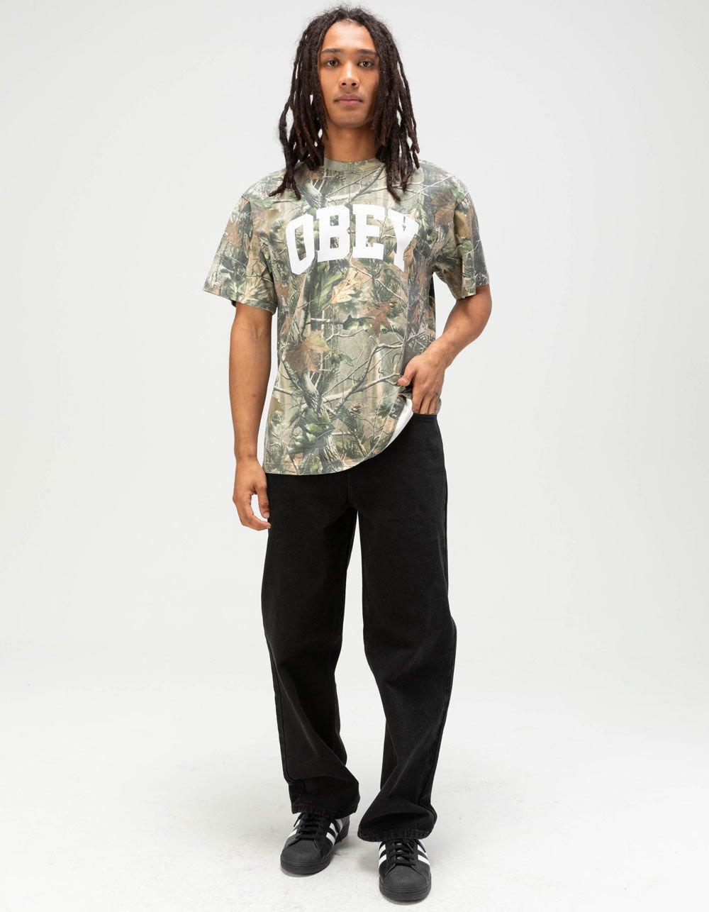OBEY Leaf Camo Mens Tee Product Image