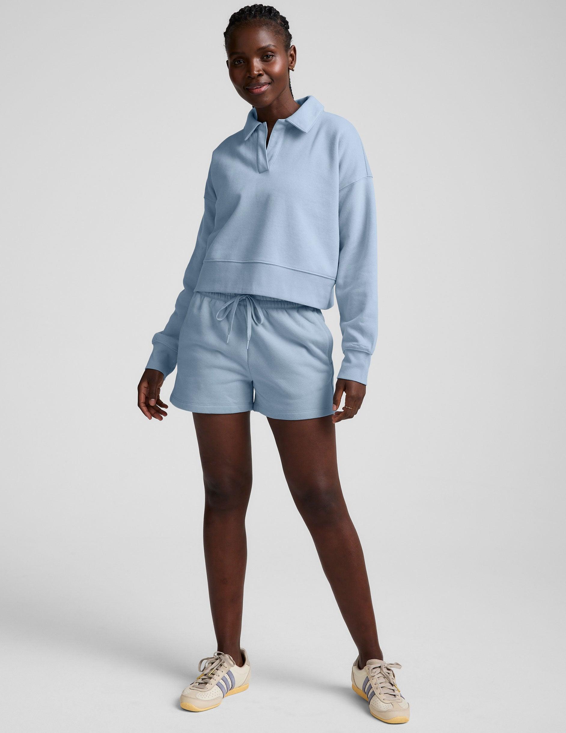 LuxeFleece Collared Sweatshirt Product Image