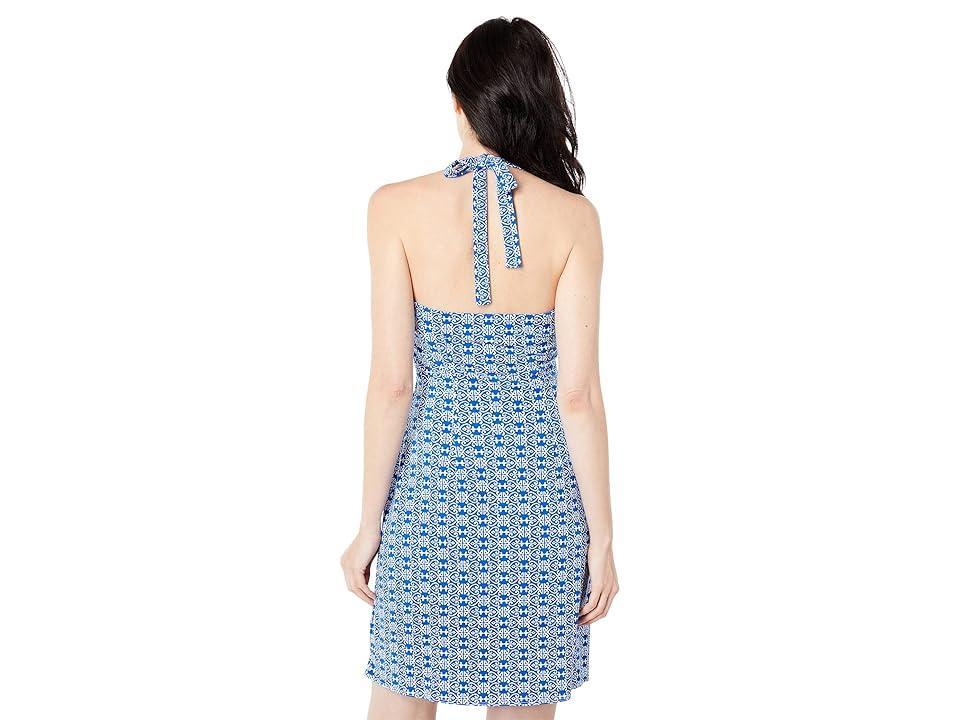 Tommy Bahama Clara Secret Cove Halter Dress Splash) Women's Dress Product Image